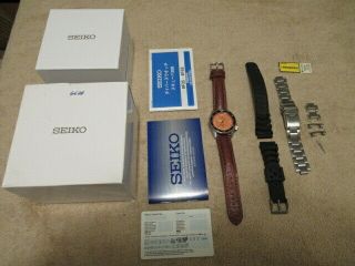 Seiko Prospex Orange Sbcm025 8f35 - 00a0 Divers 200m Watch