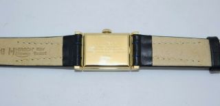 Vintage HAMILTON GILBERT 19 - Jewel Cal 982 14K - GOLD 14 - Karat EUC w/New Strap 4