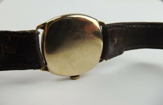 Gents 9ct Gold J.  W.  Benson Wristwatch c1956 9