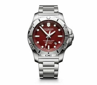 Victorinox Pro Diver Inox Red Dial Stainless Steel Men 