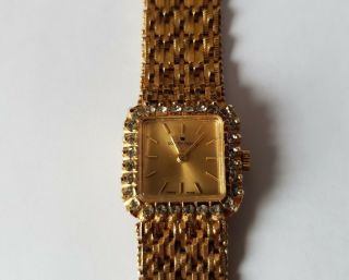 Vintage Golden Crown Ladies Watch Gold Plated Swiss Made