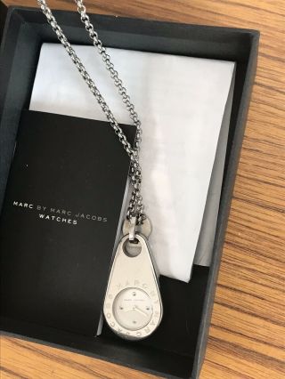 Marc By Marc Jacobs Silver Watch Necklace