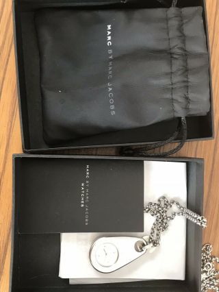 Marc By Marc Jacobs Silver Watch Necklace 3
