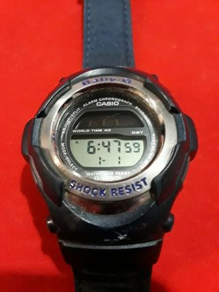 Casio Baby G Shock Womens Watch Black.  Battery.  Great Conditions.  See Pict