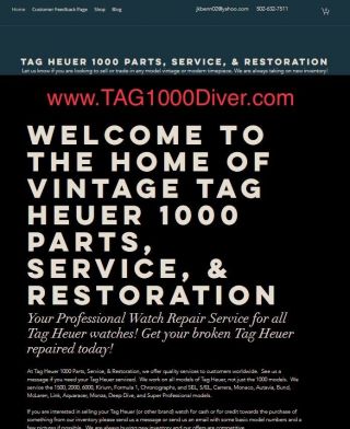 Serviced Vintage Ladies Tag Heuer Orange 980.  011 1000 Diver Submariner Monnin 10