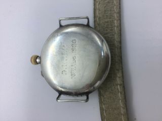 IWC WW1 in silver Borgel case wristwatch 8