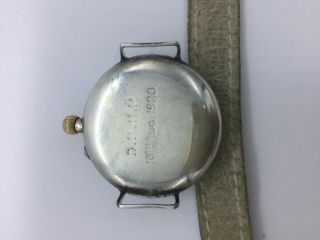 IWC WW1 in silver Borgel case wristwatch 9