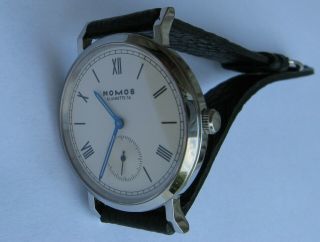 NOMOS Glashutte SA mechaical hand winding watch modell Tangente,  PERFECT 5