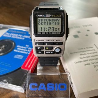 Rare Vintage Casio Bzx - 20 Pc Unite Digital Watch And Install Disc