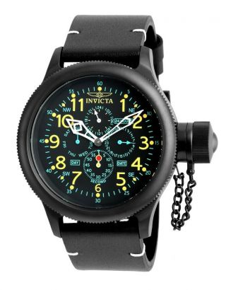 Invicta Russian Diver Quartz Watch Black Case With Black Tone Men’s Watch 21369
