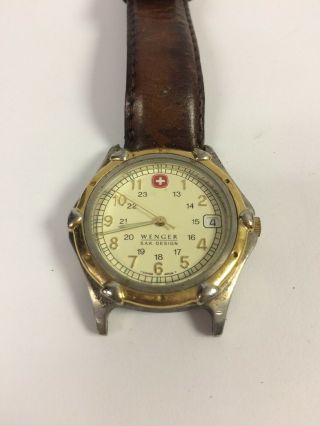 Vintage Wenger S.  A.  K Design Swiss Made Watch,  As - Is