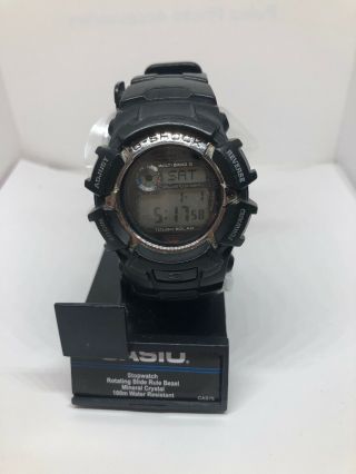 Casio G - Shock Gw2310 Men Black Resin Digital Black Dial Wrist Watch Ae84