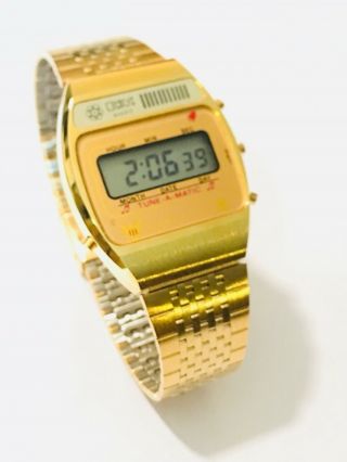 Vintage Omni Melody Lcd Alarm Chronograph Digital Wrist Watch (20258m)