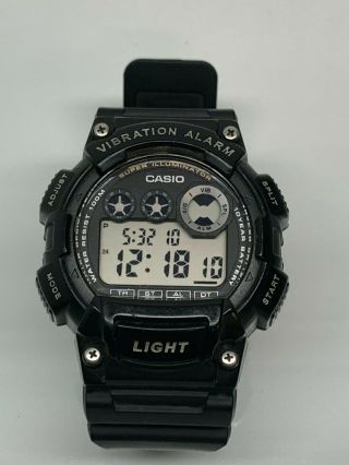 Casio W - 735h (3416) Illuminator Watch Casio Digital Wrist Watch