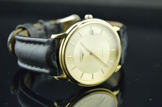 Luxury Mens 18k Gold Longines Les Grandes Classiques Automatic Watch L4.  678.  2