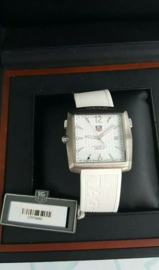 Tag Heuer Golf Watch Tiger Woods Limited Edition Pga Tour In White