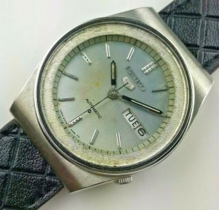 Vintage Seiko 5 6309a 17j Men Automatic Japan Dial Wrist Watch H25638