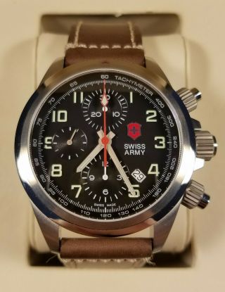 Victorinox Swiss Army Swiss Eta Valjoux 7750 Chronograph Pro Watch 24160