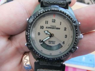 Timex Expedition Digital/analogue Watch With Fabric Strap - K3