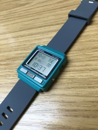 Seiko Rc - 4500 Data Bank Wrist Mac Watch Wristmac Retro Vintage Computer