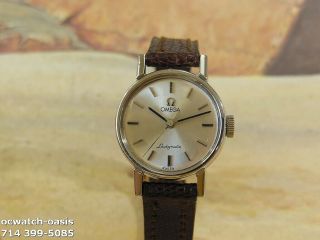 1962 Vintage OMEGA Ladymatic 24 Jewels,  Stunning Silver Dial,  Serviced 4