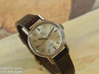 1962 Vintage OMEGA Ladymatic 24 Jewels,  Stunning Silver Dial,  Serviced 5