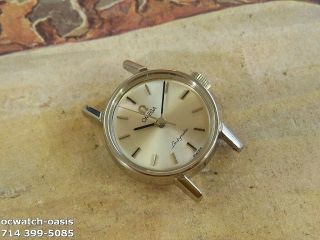 1962 Vintage OMEGA Ladymatic 24 Jewels,  Stunning Silver Dial,  Serviced 8