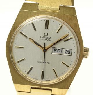 Omega Geneve Day - Date Cal.  1022 Gold Plated Automatic Men 