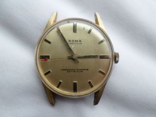 Vintage Roma Swiss Made Gents Mechanical Watch