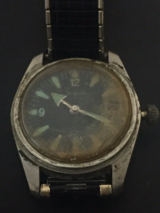 Vintage Mens Sheffield All Sport Swiss Made Diver Watch Date Waterproof Rare