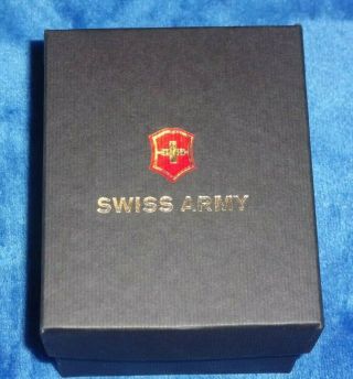 Swiss Army Watch Men ' s Victorinox,  Black Face Brown Leather Strap 3