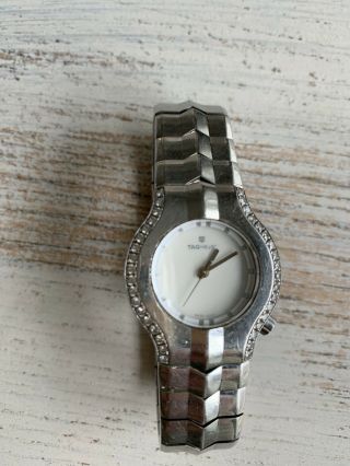 Tag Heuer Diamond Dial Wrist Watch For Women Mother Of Pearl