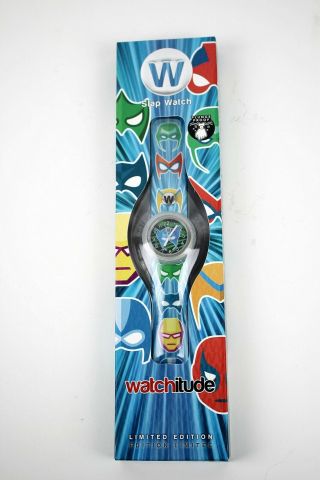 Watchitude Slap On Watch 416 Superheroes Limited Edition Nos Old Stock