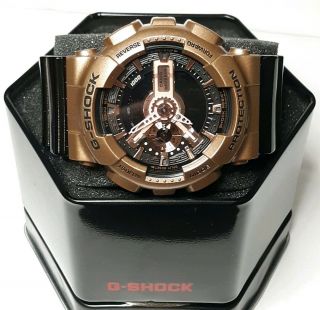 2tone Casio G - Shock Mens Watch Rare Bronze Gold Luxury Sport 5146