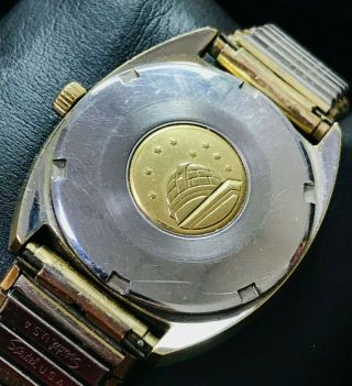 1969 Men 14k GP Omega 751 Constellation Day Date 24j Automatic Chronometer Watch 3
