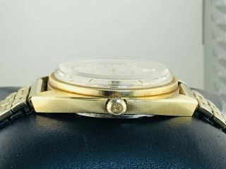 1969 Men 14k GP Omega 751 Constellation Day Date 24j Automatic Chronometer Watch 4