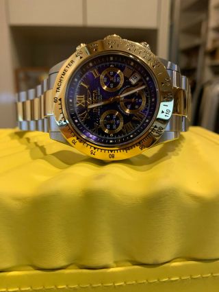 Invicta Speedway Automatic Chronograph Swiss Made 37 Jewels Model 2870