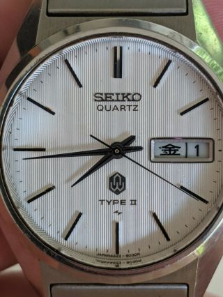 Vintage ' 77 Seiko Type II 4623 - 8020 Watch,  JDM,  Orig.  Band,  for parts/repair 2