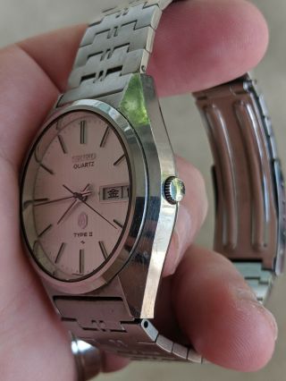 Vintage ' 77 Seiko Type II 4623 - 8020 Watch,  JDM,  Orig.  Band,  for parts/repair 6