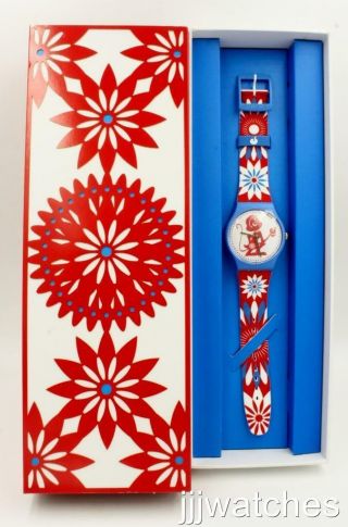 Swatch Lucky Monkey Chinese Year 2016 Multicolor Watch 42mm SUOZ203 $80 4