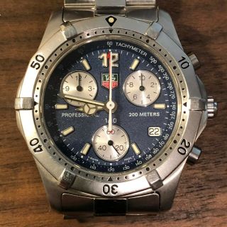 Tag Heuer 2000 Classic Professional Quartz Chronograph Watch 2