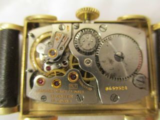 Rare 14KT Solid Gold 1950 ' s Vintage LONGINES 9LT SWISS MEN WATCH Jewelry 11