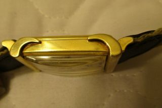 Rare 14KT Solid Gold 1950 ' s Vintage LONGINES 9LT SWISS MEN WATCH Jewelry 7