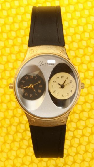 Men ' s Vintage XANADU Dual - Time Quartz Watch VGU 4