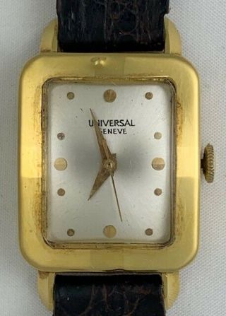 Universal Geneve Watch Solid 18k Gold Caliber 332 Swiss Made