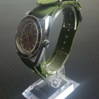 Vintage Swiss Made Aquadive Wristwatch ETA Dive Diver Watch - Strong Runner 4