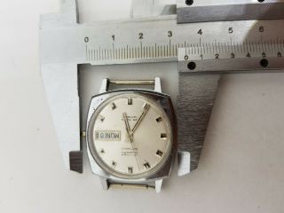 Vintage Men ' s ALLANE Automatic AS 1906 Swiss Made Watch (, missing crown) 3