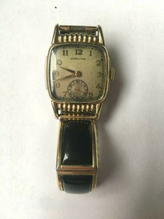 Vintage Hamilton Mens Wristwatch Watch 10k Gold Filled