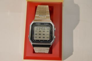 vintage Casio TC - 600 Digital Touch Sensor Calculator Wrist Watch A, 3