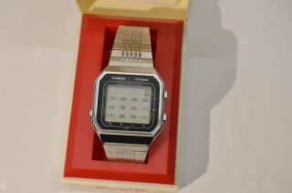 vintage Casio TC - 600 Digital Touch Sensor Calculator Wrist Watch A, 4
